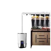 Humidificateur industriel à ultrasons avec fonction de minuterie, idéal pour la maison, les pépinières, les restaurants, les ateliers, faible bruit (36 dB), capacité de 10 L