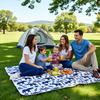 Tapis de pique-nique personnalisé de haute qualité, imperméable, épais, pour l'extérieur, tapis de camping, tapis de pique-nique, couverture bohème