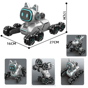 88RC 168-22 2.4G huit roues télécommande Robot 13 canaux électronique cascadeur Rc Robot chien jouets, marche Rc Robot chien cascadeur voiture - Product Image 6