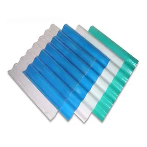 Supplier Building Materials Transparent Composite Tile 2mm Thick Fiberglass Reinforced Plastic Corrugated Roof Cover Frp Sheet