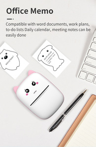 Nhà Máy Bán buôn Mini Pocket nhiệt inkless Máy in mã vạch ảnh không dây di động Sticker máy in trong kho - Product Image 4