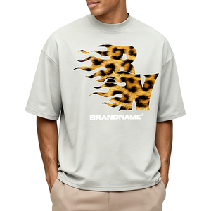 Tùy Chỉnh Thương Hiệu Tên Chất Lượng Cao Lỏng Lẻo Drop Shoulder Áo Phông Tùy Chỉnh 100% Bông Thời Trang Dạo Phố Trống Quá Khốc Nặng T Áo Sơ Mi - Product Image 1