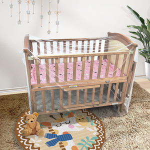 Nouveau design de tente moustiquaire carrée à baldaquin pliable en PE écologique pour bébés pour la protection contre les insectes - Product Image 2