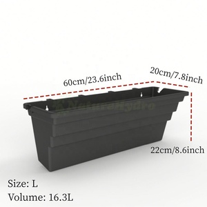 Large Plant Pot <strong>Fence</strong> <strong>Planter</strong> <strong>Hangers</strong> Wall Mounting <strong>Planters</strong> - Product Image 4