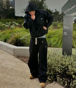 شعار مخصص مصنعي الملابس الوزن الثقيل بدلة رياضية عالية الجودة عداء رياضي أساسيات مجموعة بنطال رياضي للرجال - Product Image 5