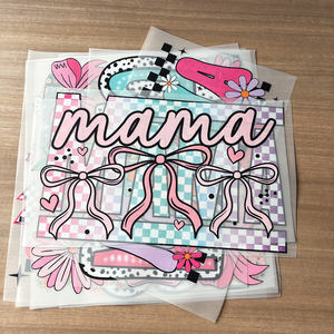 Transferts DTF, Transfert thermique DTF à pelage à chaud, Prêt à expédier, Motif Fête des Mères pour T-shirt - Product Image 1