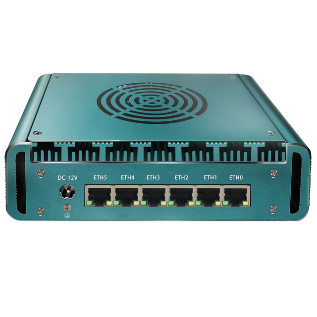 BKHD G31F 6 LAN Firewall Mini PC Intel 11th 12th 13th Gen 2.5G PfSense OPNsense Active Cooling Network Appliance