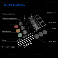XINTONG Solar Led Semáforo Led Verde P[edestrian Semáforo Control Inalámbrico Señal Luz IP65