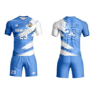 Set Jersey Sepak Bola Unisex Custom, Seragam Sepak Bola Bernapas dengan Cetak Sublimasi untuk Pria dan Wanita - Product Image 5