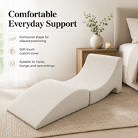 Coussin ergonomique à talon haut, design compressible, housse à glissière multi-tissu, support surélévateur pour jambes, pour li