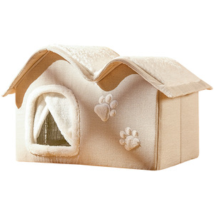Dog and cat houses/<b>beds</b>, warm in winter, suitable for small dogs and cats all year round, wholesale pet supplies. - Product Image 5