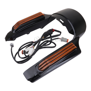 Đuôi Phanh Lần Lượt Ánh Sáng của Xe Máy Hệ Thống Chiếu Sáng Với Chắn Bùn Phía Sau Fender Mở Rộng Cho Harley Touring Đường Vua 09-13 - Product Image 3