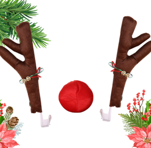 Decorazione per Auto da Festa, Nuove Decorazioni Natalizie, <span class=keywords><strong>Corna</strong></span> di Renna per Auto - Product Image 4
