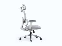 Chaise de bureau ergonomique inclinable avec support lombaire, réglable en hauteur, chaise de jeu pour ordinateur