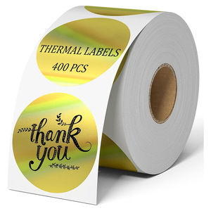 Etiquetas Adhesivas Personalizadas de 500 Piezas M110/M220, Resistentes al Agua, Acrílicas, Térmicas, Azules, para Sellado Láser, Papel de Impresión Activado por Agua, para Sobres - Product Image 3