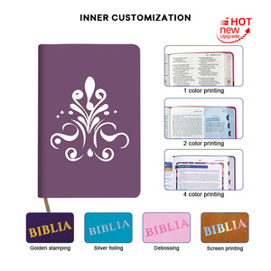 Biblia de Alta Calidad, Nueva Llegada, Versión King James, Cubierta con Grabado, Encuadernación Fina con Marca de Cinta, en Venta en Diferentes Versiones - Product Image 5