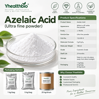 Acide Azélaïque Haute Pureté 99% en Poudre pour Cosmétiques et Soins de la Peau – Qualité Supérieure pour Tonique et Sérum – Vente en Gros Direct Usine