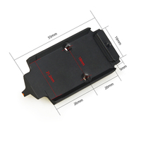 Plaque de protection pour red dot avec couverture et protection précises en fibre pour slide HK24-0235, plaque universelle pour red dot