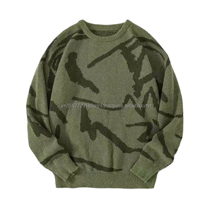 Suéter Moderno para Hombre y Mujer, Otoño Invierno, Holgado, Personalizable, Cuello Redondo, Tejido Jacquard, Manga Larga, Cálido y a la Moda - Product Image 6