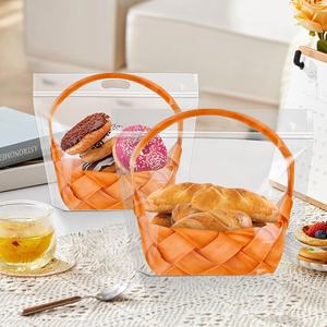 ถุงพลาสติกใสแบบมีหูหิ้วสำหรับใช้ในซูเปอร์มาร์เก็ตทำขนมปังแบบโฮมเมด - Product Image 4