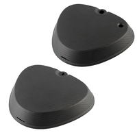 DBKMOITO Couvercle latéral mat 100% fibre de carbone pour Simson S50 S51 Eckige Seitendeckel Matt