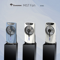 Ventilateur solaire avec panneau solaire, ventilateur rechargeable à brume d'eau avec lumière LED et télécommande, ventilateur rechargeable pour la maison