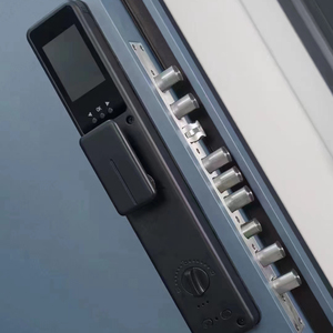 Puerta de Acero Azul Estilo TECHTOP - Sistema de Cerradura Inteligente y Opción de Color Personalizado - Product Image 4