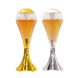 Fabricant Fournisseur Bar Hôtel Fournitures Lumière LED Distributeur de jus 3 litres Tour de bière Tube de glace Distributeur de bière Distributeur de boissons