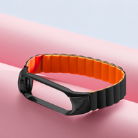 Nouveaux bracelets de montre de Bracelet de montre intelligent magnétique en Silicone pour Xiaomi Mi 3/4 MI5/6 avec cadre en métal