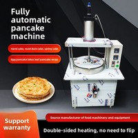 Anzhan Nouvelle Conception Machine Automatique à Crêpes Fines pour Usage Professionnel en Restaurant, 10 pièces/min, 3000W, pour Rouleaux de Printemps et Gâteaux de Canard Rôti