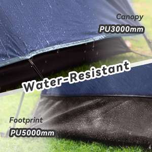 Carpa de Camping Ultraligera Plegable de Una Habitación, Impermeable para las Cuatro Estaciones, de Montaje Rápido y Automático, Marca OEM Oxford - Product Image 3