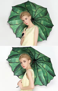 LOTUS <span class=keywords><strong>Parapluie</strong></span> <span class=keywords><strong>Pliant</strong></span> Vert pour Filles Contrôle Manuel Nouveau Design <span class=keywords><strong>Invention</strong></span> Motif Droit Matériel Oxford Offres Spéciales pour Voyage - Product Image 6