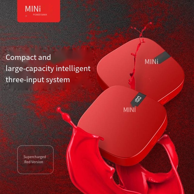 New Portable Large Capacity 10000mAh Li-Polymer Battery Power Bank Double USB Fast Charging Business Fashion Gift Custom Logo