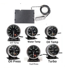 Đồng hồ đo DEFI A1: Nhiệt độ nước, nhiệt độ dầu, áp suất dầu, áp suất tăng áp, nhiệt độ ngoài, áp suất nhiên liệu, kèm bộ điều khiển và cảm biến - Product Image 1