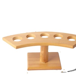 ชั้นวางไอศกรีมไม้ทรงเรือ สีไม้ธรรมชาติ สำหรับจัดแสดงซูชิที่บ้าน - Product Image 3