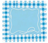 Tapis de jeu de Mahjong américain en néoprène, motif Port Italien, antidérapant et lavable, pour aquarelle