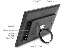 Reloj despertador Digital con pantalla <span class=keywords><strong>lcd</strong></span> de 7 pulgadas para personas mayores, dispositivo Popular con WiFi, con calendario y recordatorio de medicación - Product Image 3