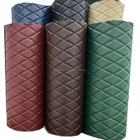 Tapis de sol de voiture en cuir PU rouleau/5D tapis de pied de voiture PVC matériau en cuir de Rexine