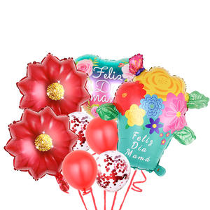 Vente en gros d'Ensemble de ballons Happy Mother's Day <span class=keywords><strong>MAMA</strong></span> Festival Espagnol Feliz <span class=keywords><strong>Mama</strong></span> Flower Garden Warut Globos Set pour la décoration de fête - Product Image 4