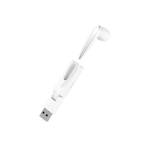 Auriculares Bluetooth con base, cancelación de ruido de un solo canal para música por ordenador, carga micro USB BT 5,0 - Product Image 3