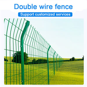 Sınır duvar ızgara tasarımı bahçe kafes ikili çit tel örgü bahçe çit 3d Metal çit panelleri - Product Image 2