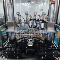 Ligne de remplissage automatique de peinture en aérosol 200 ml à prix d'usine avec moteur pneumatique PLC et remplissage en aluminium