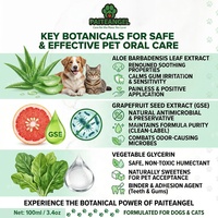 Spray buccal pour animaux de compagnie Formule sans brosse Défense contre la plaque dentaire Hygiène quotidienne Certifié ISO Marque privée