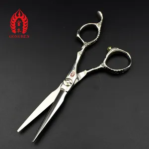 GONG BEN High quality Japan 440c SUS hair thinning set hairdressing salon cutting scissors parts professional barber shears set