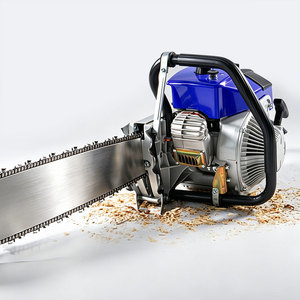 Auston Industrial 105cc Petrol Chainsaw Heavy Duty Gas <b>Powered</b> Chain <b>Saw</b> with 36 Inch Guide Bar for Large Tree Cutting - Product Image 1