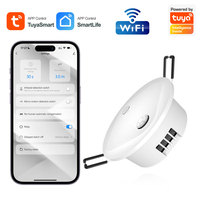 Détecteur de présence humaine intelligent Tuya WiFi 2.4G à capteur de lumière PIR, relais 360 degrés, montage au plafond MGL-24NTW