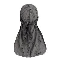 Casquette de mode pour homme, style pirate à longue queue effet plume déchirée, Durag, 100% coton respirant, utilisable quatre saisons, pour tour de tête 48-50cm