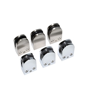 Gran oferta, barandilla ajustable, barandilla, cubierta, abrazadera de vidrio, soporte de vidrio <span class=keywords><strong>D</strong></span> pequeño, abrazadera de vidrio de 8-10Mm - Product Image 1