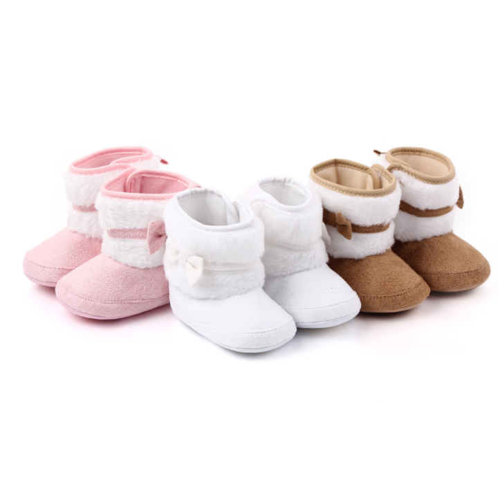 Winter Newborn Baby Shoes soft Baby Shoes Anti-slip shoes Warm Baby Boot