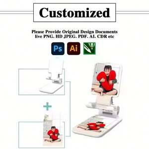 Soporte de Teléfono Ajustable para Escritorio con Logotipo Personalizado, Diseño Plegable, Compatible con Teléfonos de 4'' a 7'', Venta al Por Mayor, Regalo Promocional para Eventos Empresariales - Product Image 3